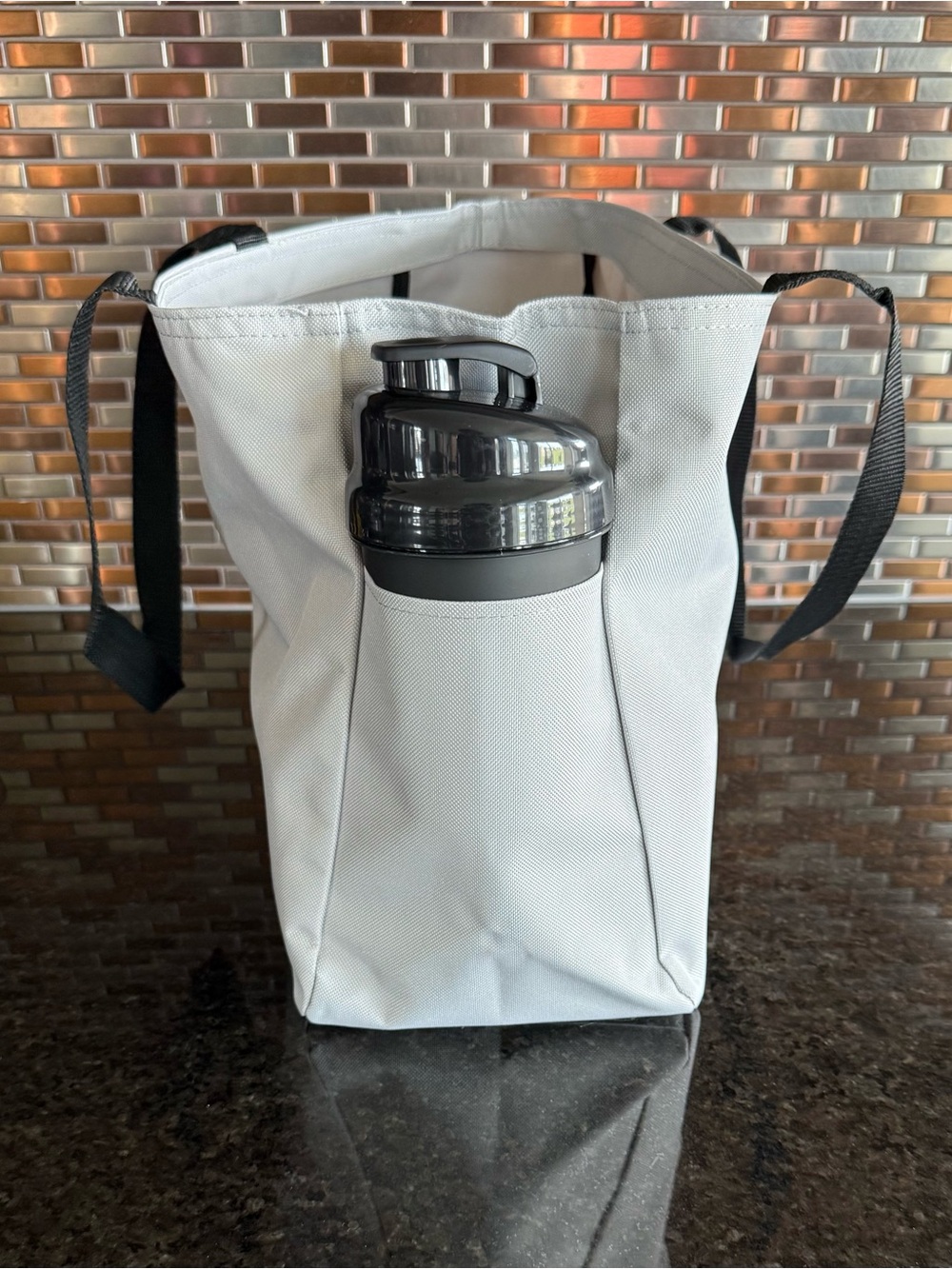 Versatile Light Grey 🤍Tote Bag for Baby Items, Shopping, Gym… - Bundle & Save! - Picture 2 of 6